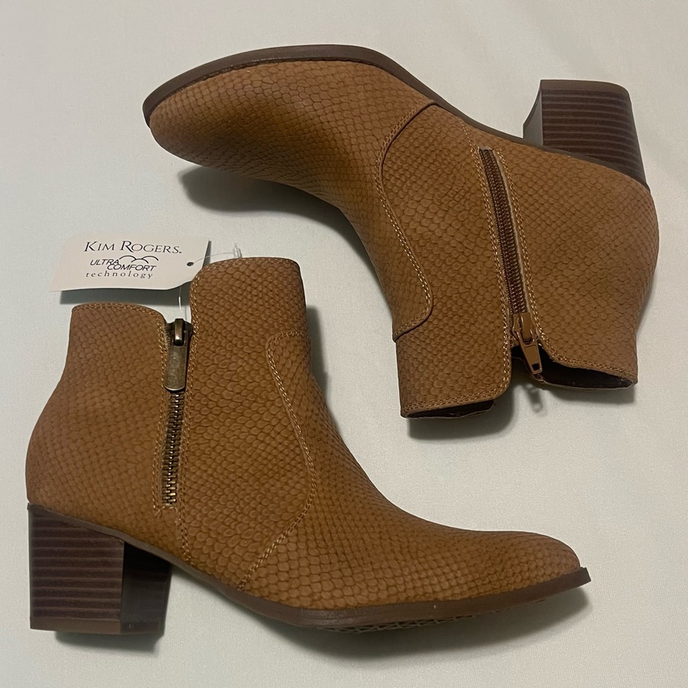 Kim Rogers Brown / Tan Booties
